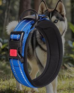 Collar para Perro Duradero, Ecológico, de Poliéster Sólido Reflectante, Cómodo y Suave con Forro de Neopreno - Product Image 5