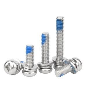 M2 M3 M4 X8 M5 M6 M8 M9 Carbon thép mạ kẽm Torx kết hợp máy vít Bolt với đồng bằng phẳng máy giặt và mùa xuân máy giặt - Product Image 4