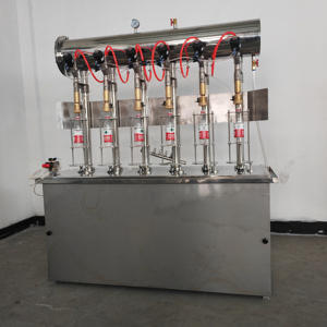 Semi-automatic Pneumatic Isobaric Carbonated Beverage <strong>Filling</strong> <strong>Machine</strong> <strong>with</strong> CO2 <strong>Mixer</strong> - Product Image 5