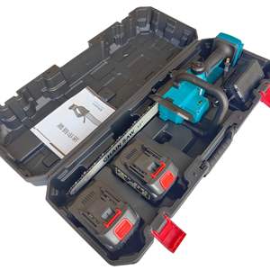 เลื่อยโซ่ไฟฟ้าน้ำหนักเบาขนาด 12 นิ้ว, เลื่อยแบตเตอรี่ลิเธียม, เครื่องมือตัดไม้แบบพกพา - Product Image 5