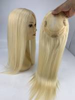 Prix de gros : Topper en dentelle HD vierge mono, cheveux humains de haute qualité, 16 pouces, densité 130%, couleur, pour femmes, durable, livraison rapide # 613