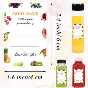 Tùy chỉnh trái cây dán chai cá nhân không thấm nước nhãn cho chai nước trái cây và nước giải khát bao bì - Product Image 4
