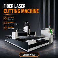 Machine de découpe laser à fibre industrielle 3015, découpeuse laser CNC pour plaques métalliques 1500W 6000W pour acier au carbone/acier inoxydable
