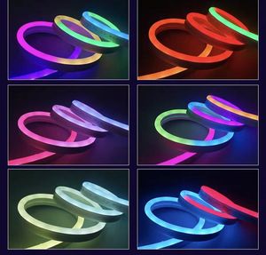 120 °   Bande LED néon RGB à large angle de faisceau 24V pour éclairage indirect de plafond, éclairage de niche et décoration murale - Product Image 3