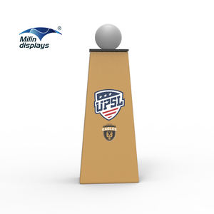 Podium kustom untuk permainan sepak bola permainan sepak bola portabel mudah mengatur Stand tampilan bola untuk kegiatan promosi acara luar ruangan - Product Image 1