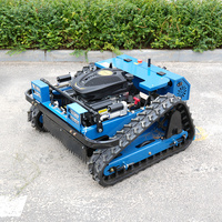 Livraison gratuite, tondeuse à gazon robotisée télécommandée tout-terrain homologuée CE EPA, avec lame à neige