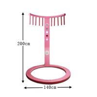 Shunhong Bâton de réflexe rapide en plastique rose, machine de capture populaire sur TikTok, jeu d'échauffement extrême pour la vitesse des mains, divertissement sportif