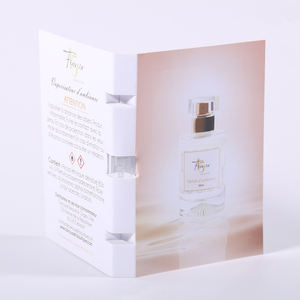 Cartes d'échantillons de parfum personnalisées recyclées avec logo imprimé, cartes testeurs de parfum, cartes en papier pour échantillons de parfum - Product Image 6