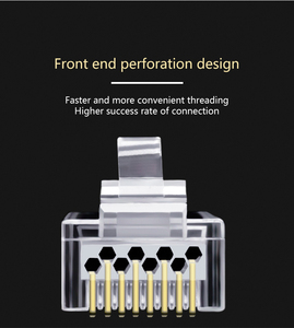 8P8C RJ45 Cat5e Cat6 UTP Jack Nối Adapter Cho Tường Tấm Toolless 90 Độ Internet Mạng Ethernet Lan Cáp - Product Image 3