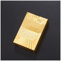 Jeu de poker personnalisé Bleu noyau plastique PVC étanche Positions d'impression Couple Sexy Posi 54 Deck Set Dubai Gold Cartes à jouer