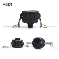 Raccords Camlock MDT en acier PP zingué classe PN8, raccord rapide haute pression pour tube poly, 1/2" à 2"