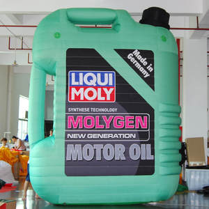 Modèle de fût à huile gonflable géant Liqui Magic avec accessoire souffleur pour la promotion de la marque, accessoires de présentation - Product Image 1
