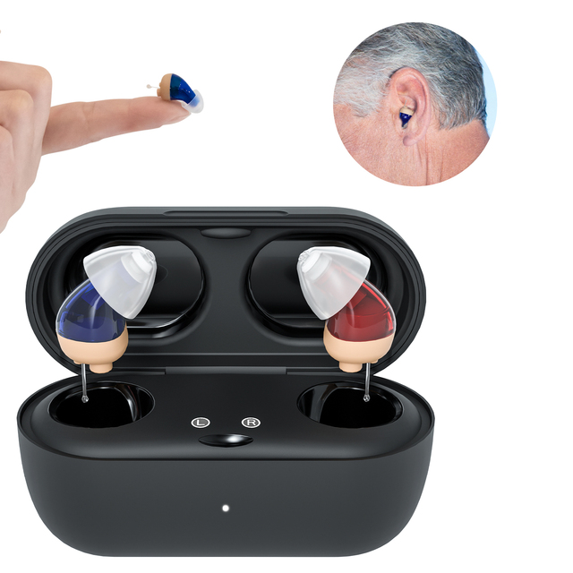 Super Mini CIC Digital Programmable Hearing Aid for the Elderly
