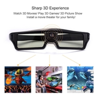 Nouvelles lunettes à obturateur actif 3D DLP-Link rechargeables pour projecteurs BenQ Z4/H1/G1/P1 LG/NUTS/Acer/Optoma 96-144Hz DLP-LINK