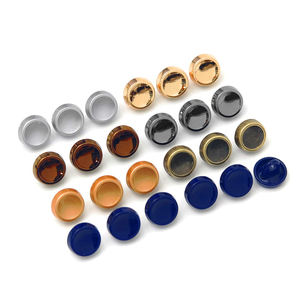 Usine de boutons KUNSHUO, boutons métalliques pour uniformes, couture, zamac, logo personnalisé, 8 mm, 9 mm, 10 mm, 11 mm, mini boutons métalliques à tige pour manteaux et vêtements - Product Image 4