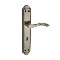 Serrure de poignée de porte design élégant, ensemble de serrure de poignée de porte intérieure en aluminium