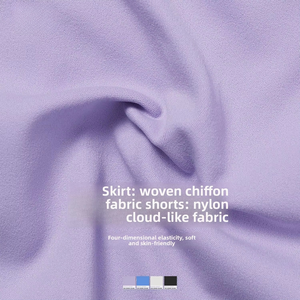 Haute qualité personnalisé mat Double face 4 voies extensible tricot nylon Spandex tissu Sportswear Activewear Leggings pantalons de <span class=keywords><strong>Yoga</strong></span> tissus - Product Image 5