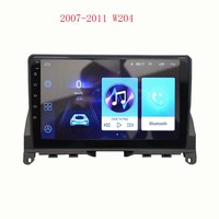 Autoradio Multimédia Complet avec Caméra de Recul, CarPlay, GPS et Lecteur DVD pour W204