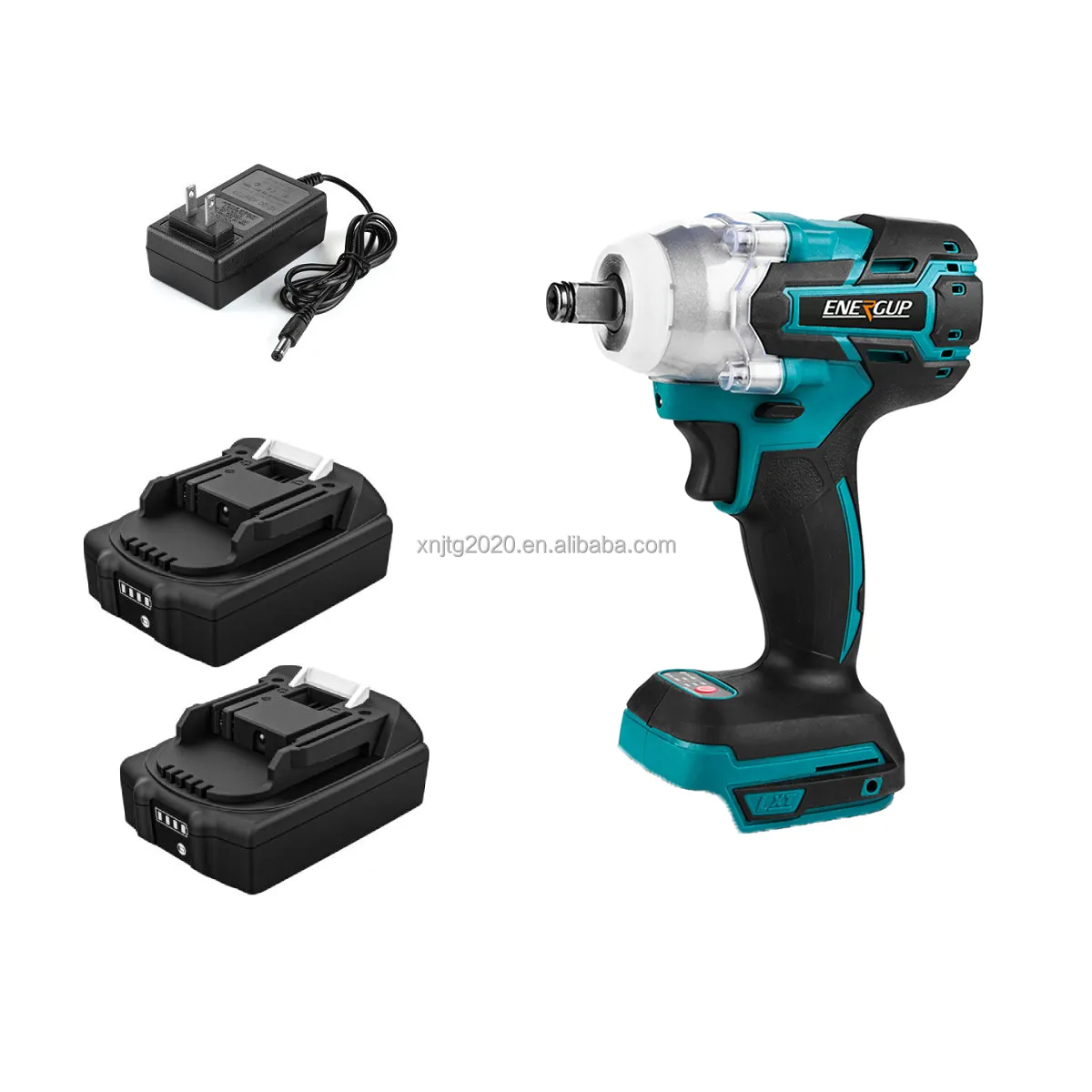 Half Inch Wireless Battery Electric Wrench 1/2 für Motorrad Leistungs starker Schlags ch rauber für Makita 18V Impact Gun