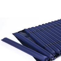 Cama de PVC de nailon de alta calidad, colchón de aire médico con tubo a rayas, colchón de burbujas de aire plegable