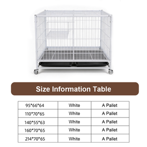 Multi-compartment <strong>Breeding</strong> <strong>Cage</strong> with Detachable Tray and Lockable Door, Suitable <strong>for</strong> <strong>Animal</strong> Shelters and Pets - Product Image 3