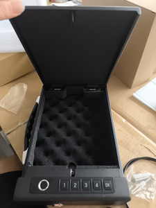 Chất lượng tốt nhất kích thước nhỏ súng an toàn hộp vân tay & khóa điện tử súng an toàn hộp dễ dàng cài đặt súng thép an toàn hộp - Product Image 5