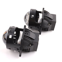 Lentille de projecteur Bi-LED 3.0 pouces 2026 64W 4500LM, phare antibrouillard pour moto et voiture