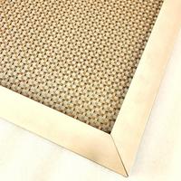 Maille métallique tissée rectangulaire en alliage d'aluminium, cuivre et acier inoxydable, résistante à l'usure, imperméable, pour décoration intérieure moderne, fournie directement par l'usine