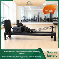 Reformer de Pilates de Aluminio que Ahorra Espacio con Tabla de Salto para Uso en Casa, Reformers de Pilates