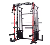 Matériel de musculation professionnel Smith, appareil multifonctionnel, machine Smith, rack de squat avec barre de traction latérale