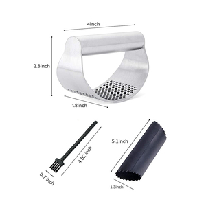 Hot bán chất lượng tốt thép không gỉ phụ kiện nhà bếp gừng Chopper tỏi Báo Chí - Product Image 3