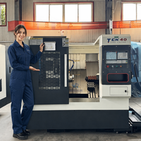 TCK40 45 °   Tour CNC à banc incliné, vitesse de broche 4500 tr/min, haute vitesse, pour usinage de métaux