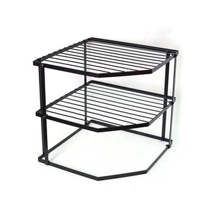 Estante de Almacenamiento de Doble Nivel de Acero Inoxidable Impermeable para Ollas, Organizador de Fregadero de Cocina, Escurridor de Esquina para Uso Doméstico - Product Image 2