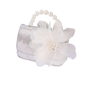 Nouveau sac à bandoulière pour filles, en maille perlée, petit sac à <span class=keywords><strong>main</strong></span> princesse pour enfants, avec chaîne, résistant à l'usure, antivol, accessoires - Product Image 5