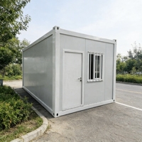 Maison conteneur pliable : Dortoir temporaire à haute rentabilité pour chantier de construction, maisons amovibles