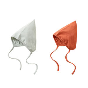 Dirbaby Bandanas mignons pour bébés de 0 à 6 mois, protection des oreilles printemps et automne, non élastiques, respirants, doux, en spandex/coton, unisexe - Product Image 4