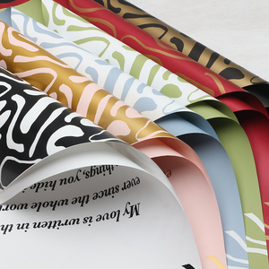 Papier d'emballage floral coréen imprimé graffiti de <span class=keywords><strong>Paris</strong></span>, imperméable, pour bouquets, vente en gros, matériel d'emballage pour fleuristes - Product Image 6