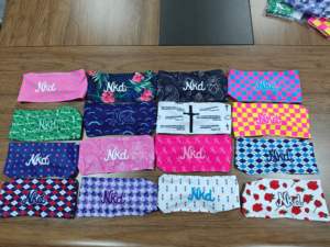 Fq <span class=keywords><strong>Headband</strong></span> biểu tượng tùy chỉnh bán buôn thăng hoa in ấn mỏng căng Yoga thể thao người hâm mộ đội headbands sweatband cho phụ nữ người đàn ông - Product Image 5