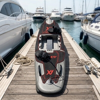 Planche de surf électrique EPP haute vitesse à propulsion par jet, commande manuelle, moteur sans balais étanche rechargeable 72V