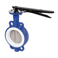 Katup Kupu-kupu Manual Katup Kupu-kupu Sanitasi Katup Kupu-kupu Seal Flanged Split untuk Transfer Bubuk Perlindungan Ganda dari Kebakaran