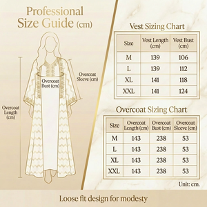 ชุดอาบายะแบบเปิดสองชิ้น ดีไซน์หรูหราสำหรับผู้หญิง แขนเสื้อคิโมโน เหมาะสำหรับงานเฉลิมฉลอง สไตล์เรียบร้อย รับผลิตแบบ OEM - Product Image 5