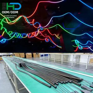Tube en gel de silice noir, tube souple en corde, néon <span class=keywords><strong>LED</strong></span>, étanche IP67 pour bande lumineuse flexible RGB 5050 - Product Image 2