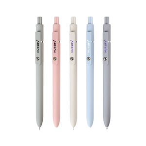 5 pz penne in Gel di <span class=keywords><strong>inchiostro</strong></span> ad asciugatura rapida <span class=keywords><strong>penna</strong></span> nera ad alto valore <span class=keywords><strong>penna</strong></span> Gel stampa basso centro gravità ufficio spazzola domanda fatta di plastica - Product Image 2