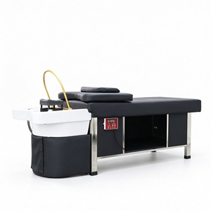 Sillón profesional de lavado de cabello para salón, cama de masaje, lavacabezas de spa, cama de spa para la cabeza, cama con lavabo para el cabello - Product Image 4