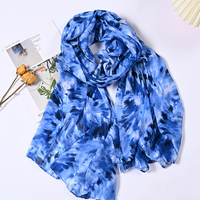 Foulard Hijab en Chiffon Bulle Teinté Ombré Uni Imprimé pour Femme – Nouveauté Tendance pour le Commerce International en Ligne