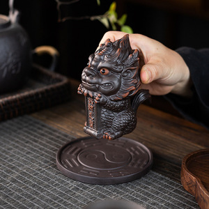 ของตกแต่งโต๊ะน้ำชาทำจากดินเหนียวสีม่วงใช้สำหรับเลี้ยงชา - Product Image 4