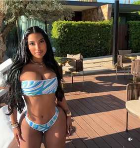 <span class=keywords><strong>Maillot</strong></span> <span class=keywords><strong>de</strong></span> <span class=keywords><strong>bain</strong></span> 3 pièces rayé Patchwork pour femme licou débardeur sans bretelles hauts + slips + nœud froncé fendu <span class=keywords><strong>bas</strong></span> plage Bikini costume - Product Image 2