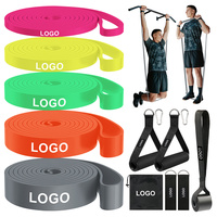 Banda de Resistencia de TPE de Color Fluorescente Personalizable para Ejercicios de Fuerza, Asistencia en Dominadas, Sprints y Flexiones