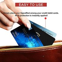 Carte anti-RFID, une carte protège toute la bourse, protecteur de cartes bancaires NFC, de cartes de crédit et de cartes d'identité, bloqueur de cartes ATM