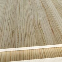 Panneaux de pin modernes de marque SHENBOWOOD sur mesure en gros pour l'ameublement hôtelier, 2440*1220mm, bois de construction poli de qualité supérieure